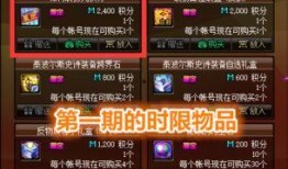 dnf最新爆料积分商城